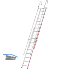 HYMER Alu Einh�nge-Schiebeleiter mit Handlauf Type 6092 Sprossen 11+12