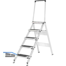 HYMER Alu-Sicherheitstreppe mit B�gel Type 6061 Stufen=5 H�he=0,90 m