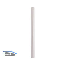 Sperrpfosten ASE 64/4 Zylinderschlie�ung Edelstahl