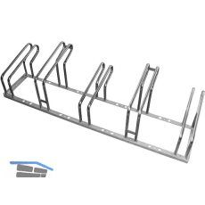 Fahrradst�nder einseitig 5 Einstellpl�tze frei aufstellbar