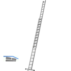 ALU-PRO Seilzugleiter 2 x 18 Sprossen Type 70051 L�nge=5,14/9,06 m