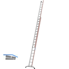 HYMER Alu-Schiebeleiter Type 6046 Sprossen=2x18 L�nge=5,28/9,15 m