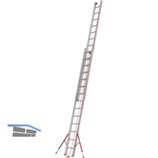 HYMER Alu Seilzugleiter 2 x 14 Sprossen Type 6051 L�nge=4,19/7,27 m