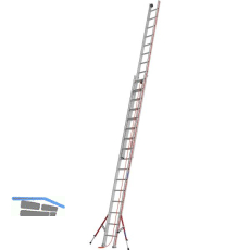 HYMER Alu Seilzugleiter 2 x 16 Sprossen Type 6051 L�nge=4,75/8,39 m