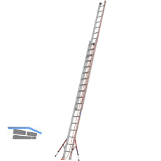 HYMER Alu Seilzugleiter 2 x 18 Sprossen Type 6051 L�nge=5,31/9,23 m