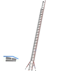 HYMER Alu Seilzugleiter 2 x 22 Sprossen Type 6051 L�nge=6,43/11,47 m