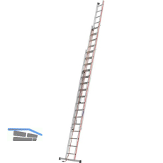 HYMER Alu Seilzugleiter 3 x 14 Sprossen Type 4061 L�nge=4,13/9,74 m