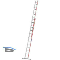HYMER Alu-Schiebeleiter Type 4046 Sprossen=2x12 L�nge=3,47/5,99 m