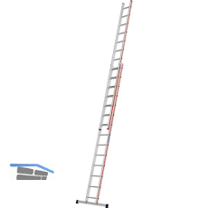 HYMER Alu-Schiebeleiter Type 4046 Sprossen=2x14 L�nge=4,02/7,10 m