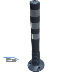Absperrpfosten ASK 80/750 grau Kunststoff