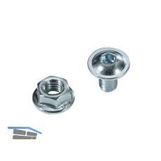 META Linsenflanschkopfschrauben und Bandmuttern je 12 St�ck M6 x 12