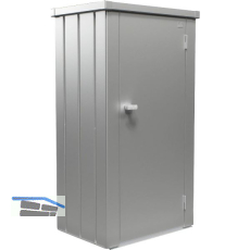 BIOHORT Terrassenschrank Julia M silber