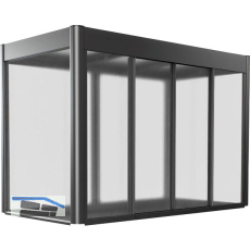 BIOHORT Gew�chshausaufsatz Florentina 2 x 1 dunkelgrau