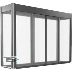 BIOHORT Gew�chshausaufsatz Florentina Maxi 2 x 0,5 quarzgrau