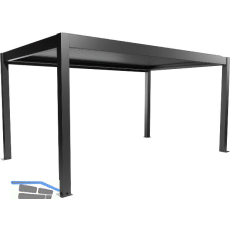 BIOHORT Pergola Gr. 5 x 3 dunkelgrau