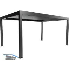 BIOHORT Pergola Gr. 5 x 3,5 dunkelgrau