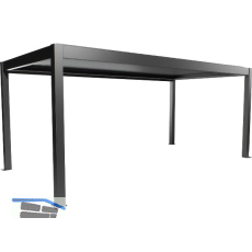 BIOHORT Pergola Gr. 6 x 3 dunkelgrau