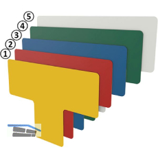 FATH Bodenmarkierung T-Form wei� 50mm