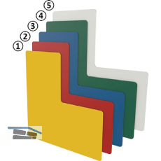 FATH Bodenmarkierung L-Form blau 50mm