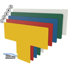 FATH Bodenmarkierung T-Form gelb 75mm