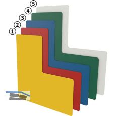 FATH Bodenmarkierung L-Form wei� 75mm