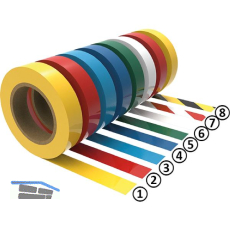 FATH Bodenmarkierungsband rot 50mm x 50m