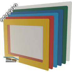 FATH Bodenfenster DIN A4 wei� 380 x 290mm