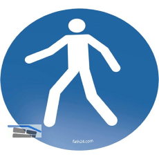 FATH Bodenschild Fu�g�ngerweg benutzen 450mm