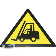 FATH Bodenschild Warnung vor Flurf�rderzeugen 450mm