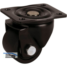 D�RNER + HELMER Lenkrolle Schwarz Platte 75 mm 600 kg