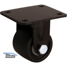 D�RNER + HELMER Bockrolle Kunststoff Schwarz 75 mm 600 kg