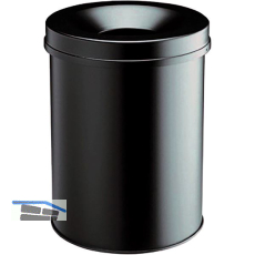Sicherheits-Papierkorb schwarz
