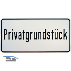 Hinweisschild Privatgrundst�ck 330 x 170 mm