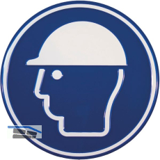 Gebotsschild Kopfschutz rund 200 mm