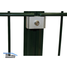 H+S Mattenklemmset UNI gerader Zaunverlauf Inhalt 3 St�ck