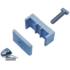 H+S Schr�gklemmset UNI schr�ger Zaunverlauf Inhalt 3 St�ck