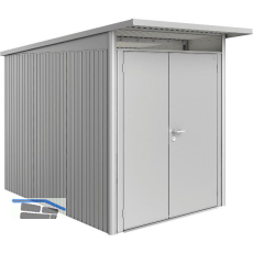 BIOHORT Ger�tehaus AvantGarde A3 silber-metallic Doppelt�r