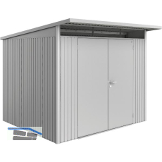 BIOHORT Ger�tehaus AvantGarde A6 silber-metallic Doppelt�r