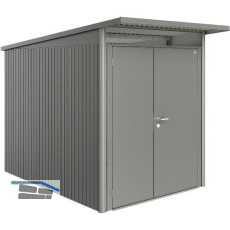 BIOHORT Ger�tehaus AvantGarde A3 quarzgrau-metallic Doppelt�r