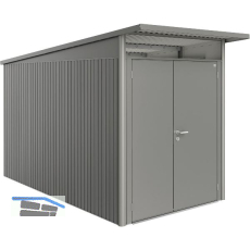 BIOHORT Ger�tehaus AvantGarde A4 quarzgrau-metallic Doppelt�r