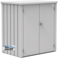 BIOHORT Terrassenschrank Romeo L silber-metallic