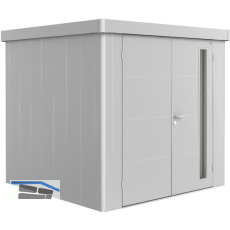 BIOHORT Ger�tehaus Neo 2B silber-metallic Doppelt�r