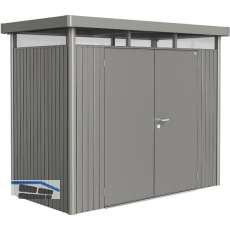 BIOHORT Ger�tehaus HighLine H1 quarzgrau-metallic Doppelt�r
