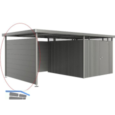 BIOHORT Seitendach-Seitenwand HighLine H5 quarzgrau-metallic