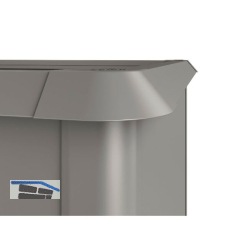 BIOHORT Schneckenschutz HochBeet 1,5 x 0,5 quarzgrau-metallic