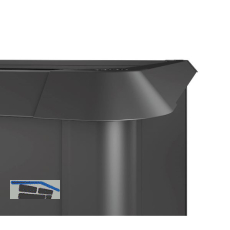 BIOHORT Schneckenschutz HochBeet 1 x 1 dunkelgrau-metall