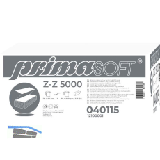 Papier-Falthandtuch Z-Z 5000 Falz grau 1-lagig