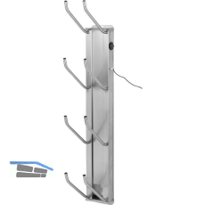 OSKARI Schuhtrockner Bora 4 hoch Edelstahl
