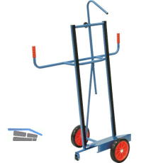 FETRA Plattenroller Rad � 260 mm Schaufelgr��e 500 x 200 mm Tragkraft 400 kg