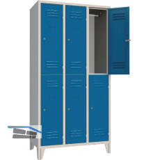 Doppelstockspind Abteilanzahl 6 RAL7035/5010